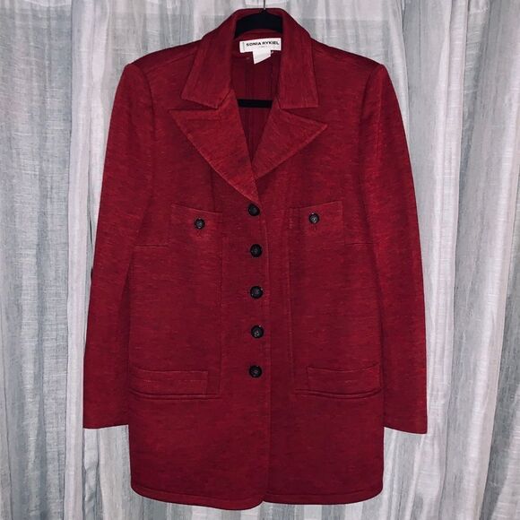 Sonia Rykiel Paris Jackets & Blazers - Sonia Rykiel Merlot Vintage Jacket